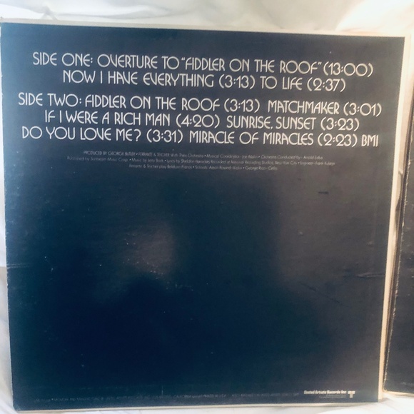 1971 US LP Ferrante & Teicher – Play Music From "Fiddler On The Roof" - Picture 2 of 6